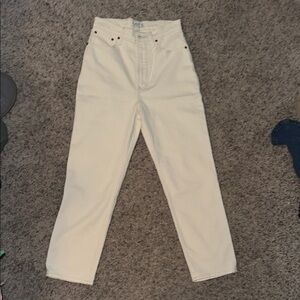 Abercrombie & Fitch Ankle Straight Ultra High-Rise jeans size 28/6R curve love